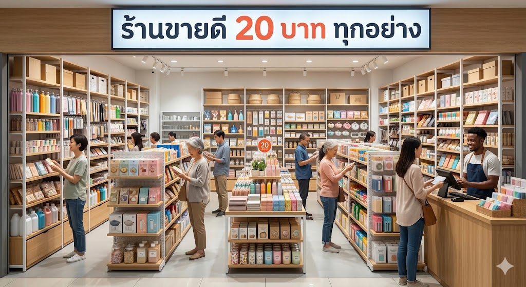 5 เคล็ดลับเปิดร้าน "ทุกอย่าง 20 บาท" ให้กำไรปัง ลูกค้าแน่นร้าน!