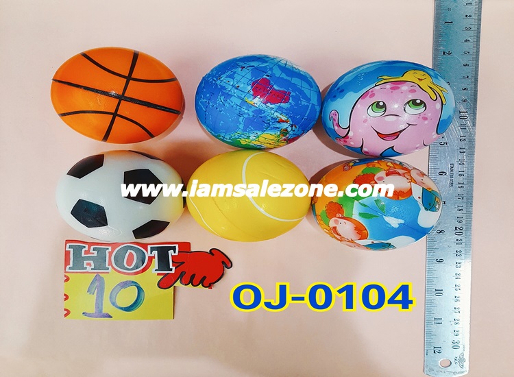 10 บอลขนาดกลางถุงอัน OJ0104 (โหล)