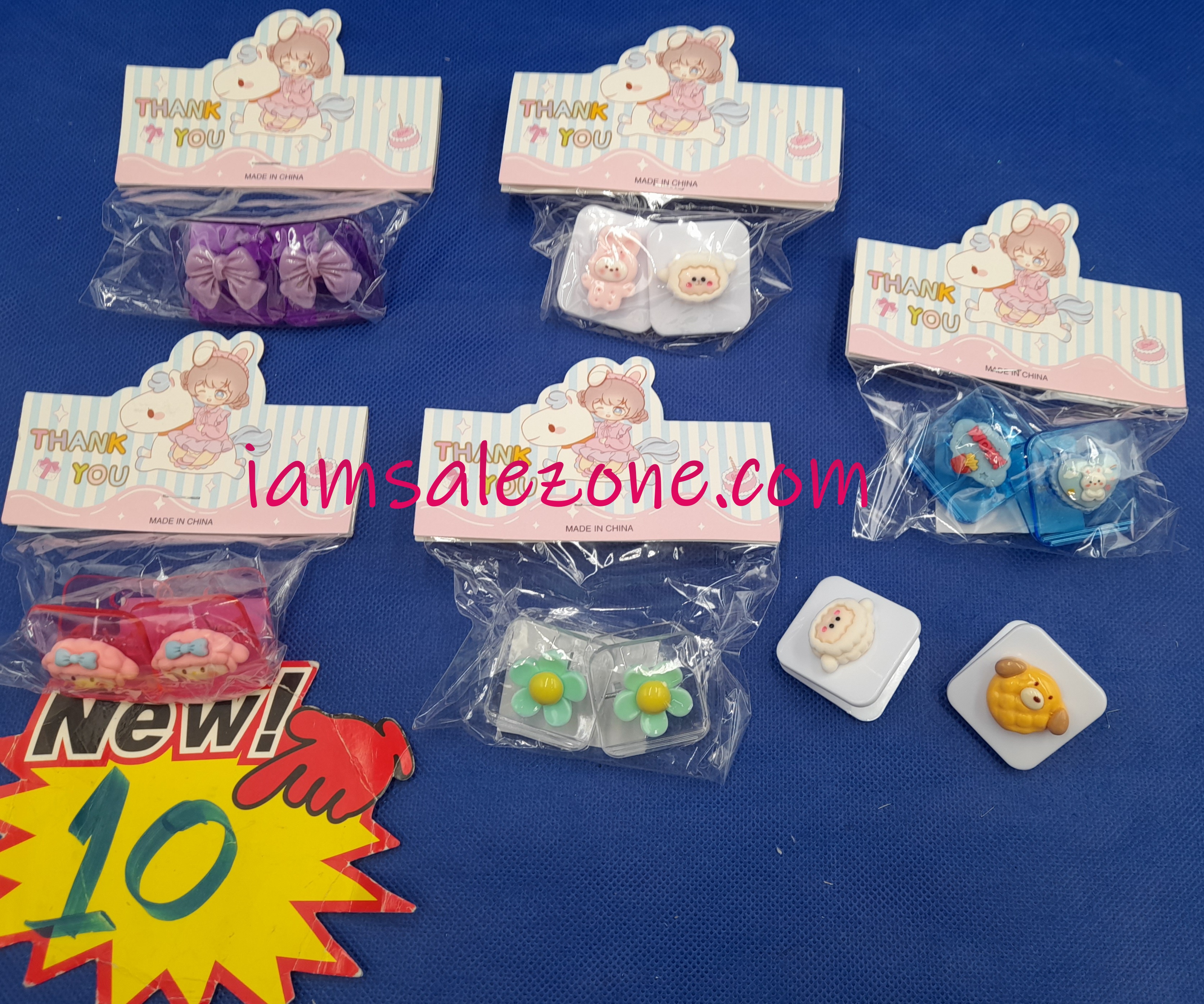 10 คลิปหนีบติดการ์ตูน 1*2 OJ2798 (โหล)