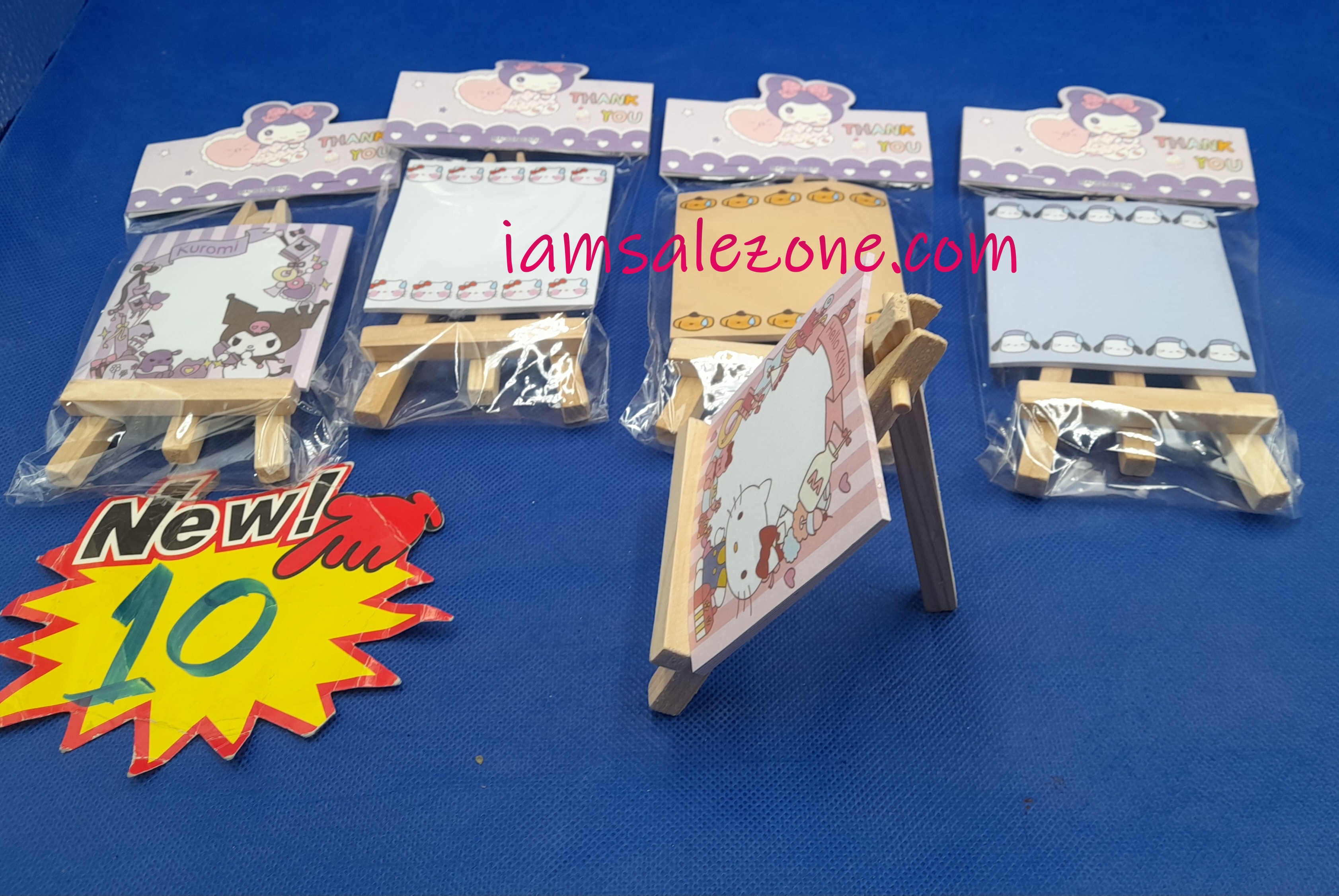 10 โพสอิทการ์ตูน+ขาตั้งไม้ TJ4235 (โหล)