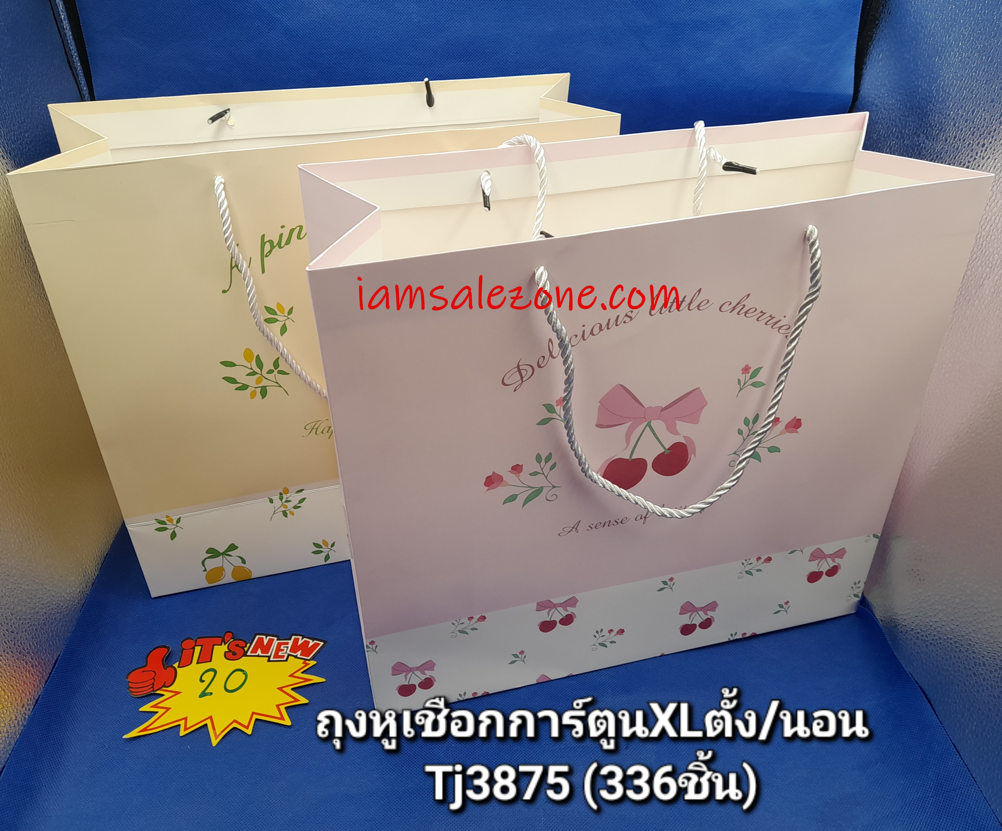 20 ถุงหูเชือกการ์ตูน XL ตั้ง/นอน TJ3875 (โหล)