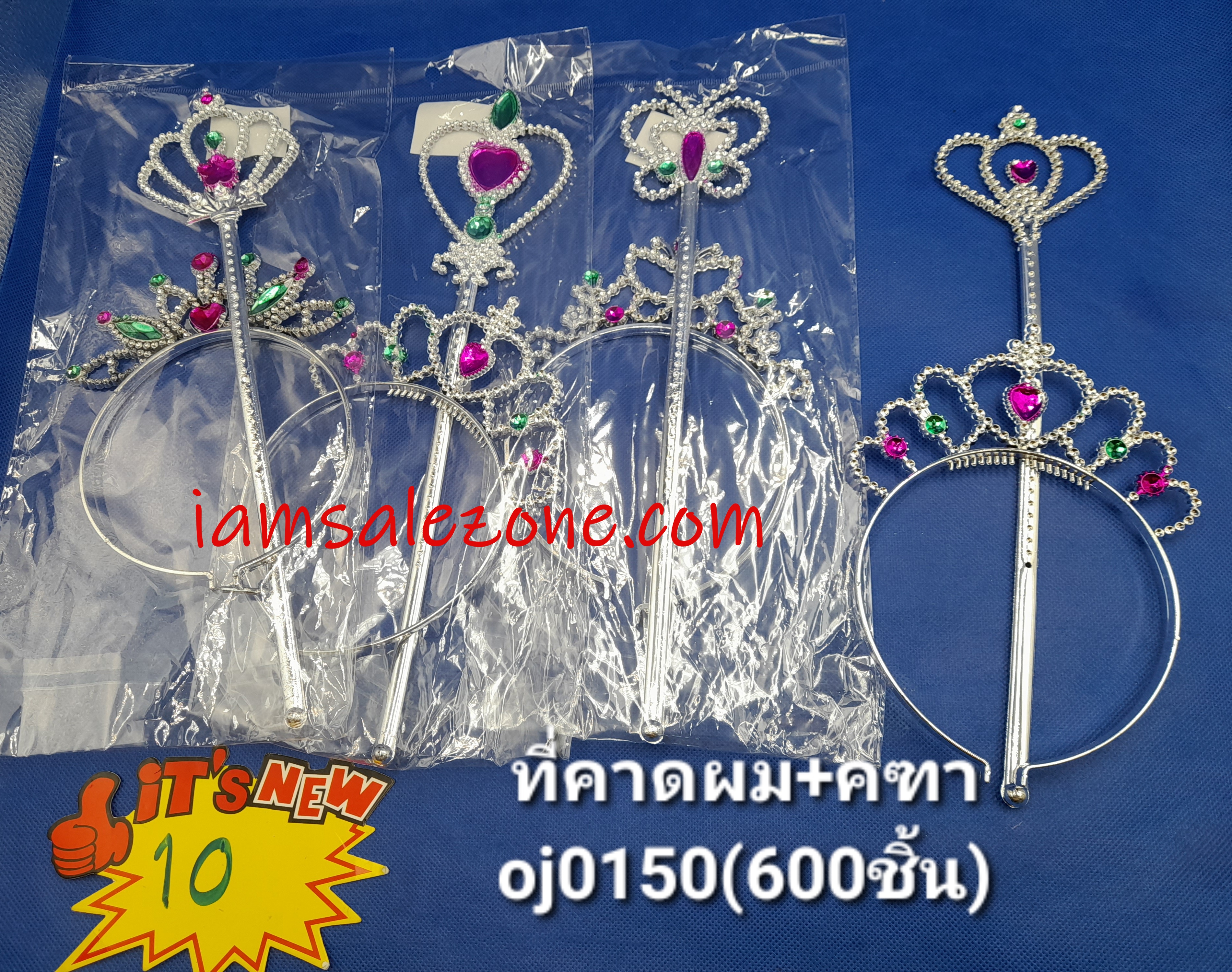 10 ที่คาดผม+คฑา OJ0150 (โหล)