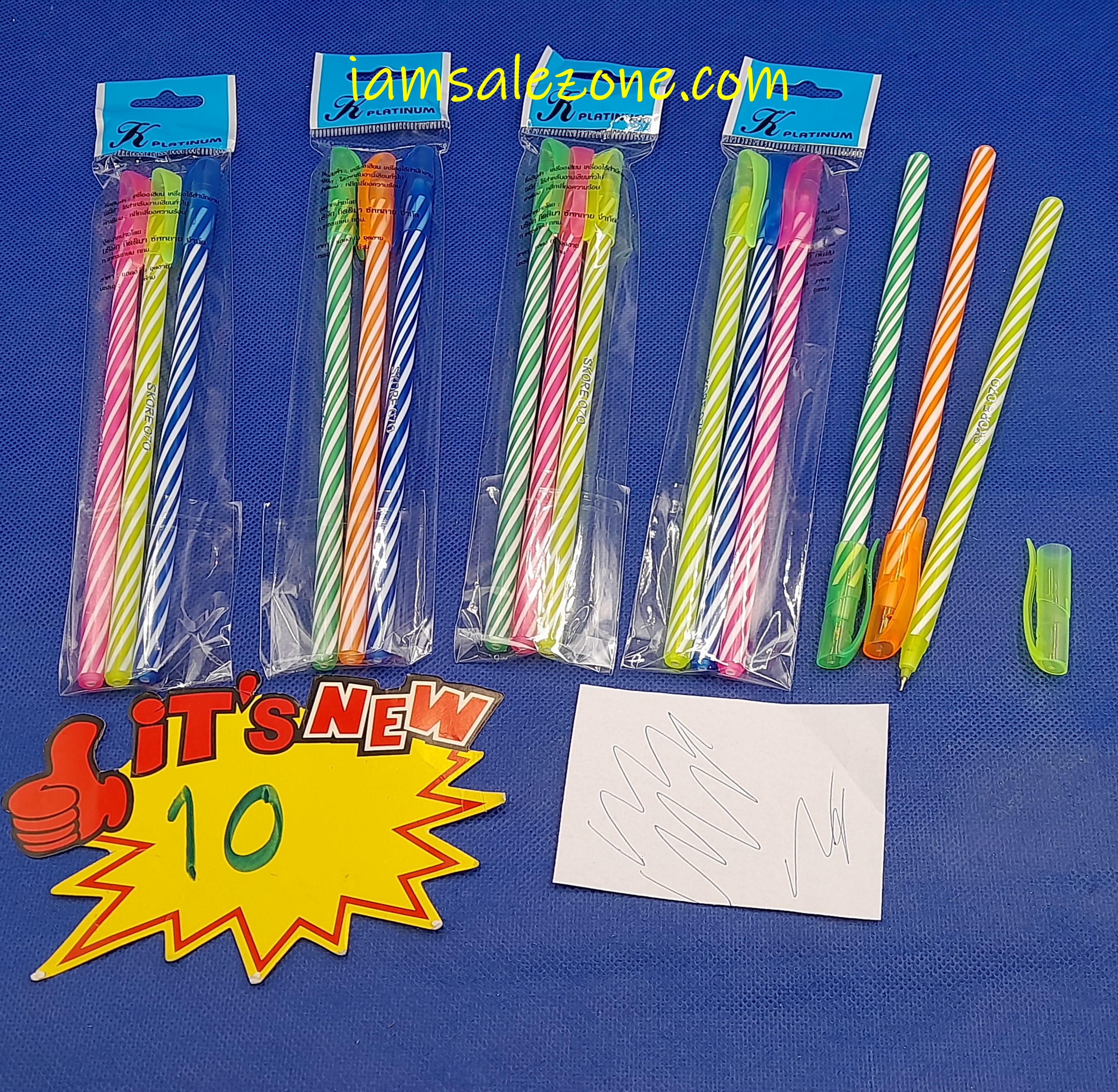 10 ปากกายาว 1*3 หัวเดียว KTS144 (โหล)