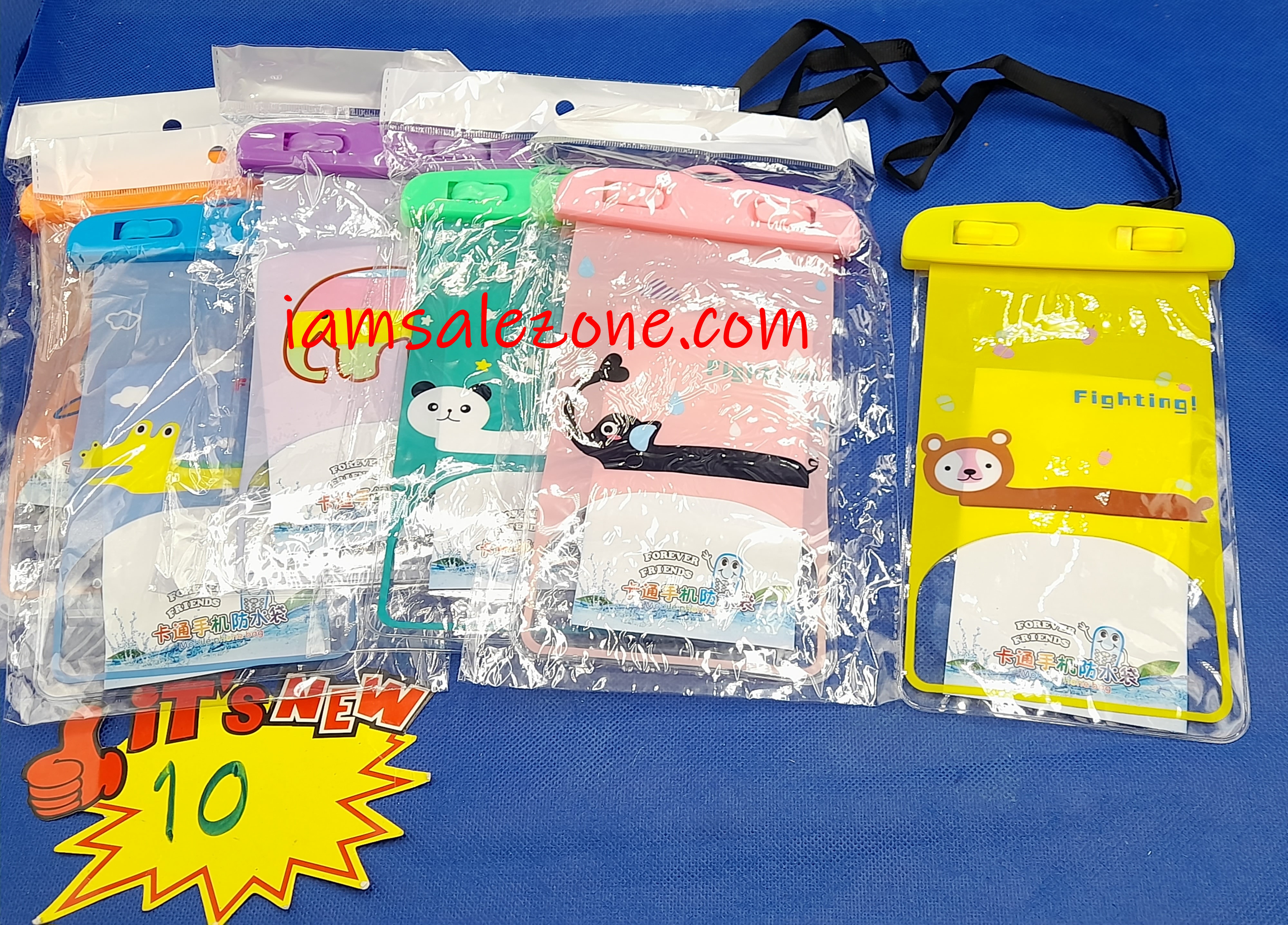10 ซองกันน้ำมือถือการ์ตูนล็อค OJ2170 (โหล)