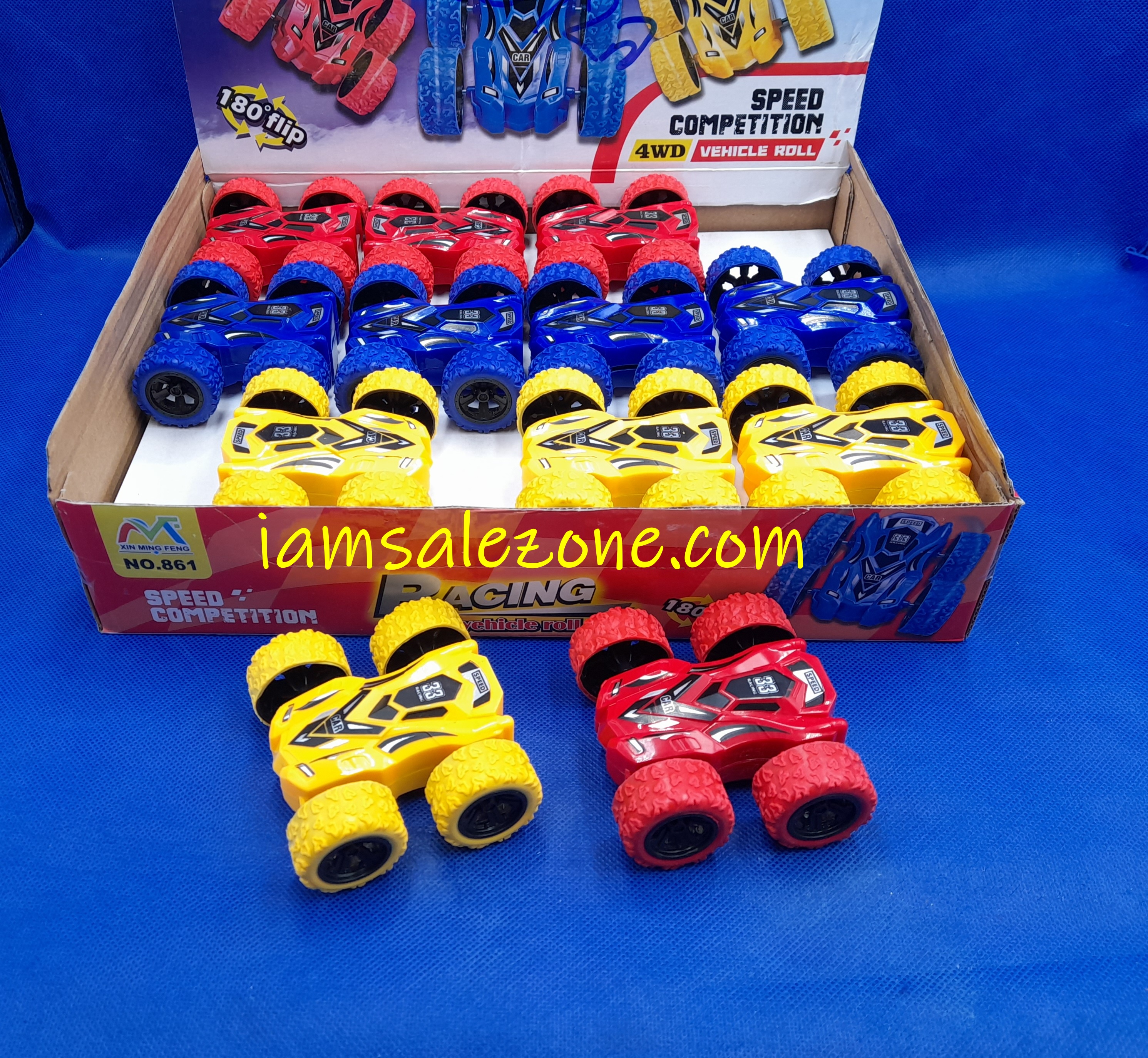 20 ของเล่นรถวิ่งได้ EM828 (24ชิ้น)