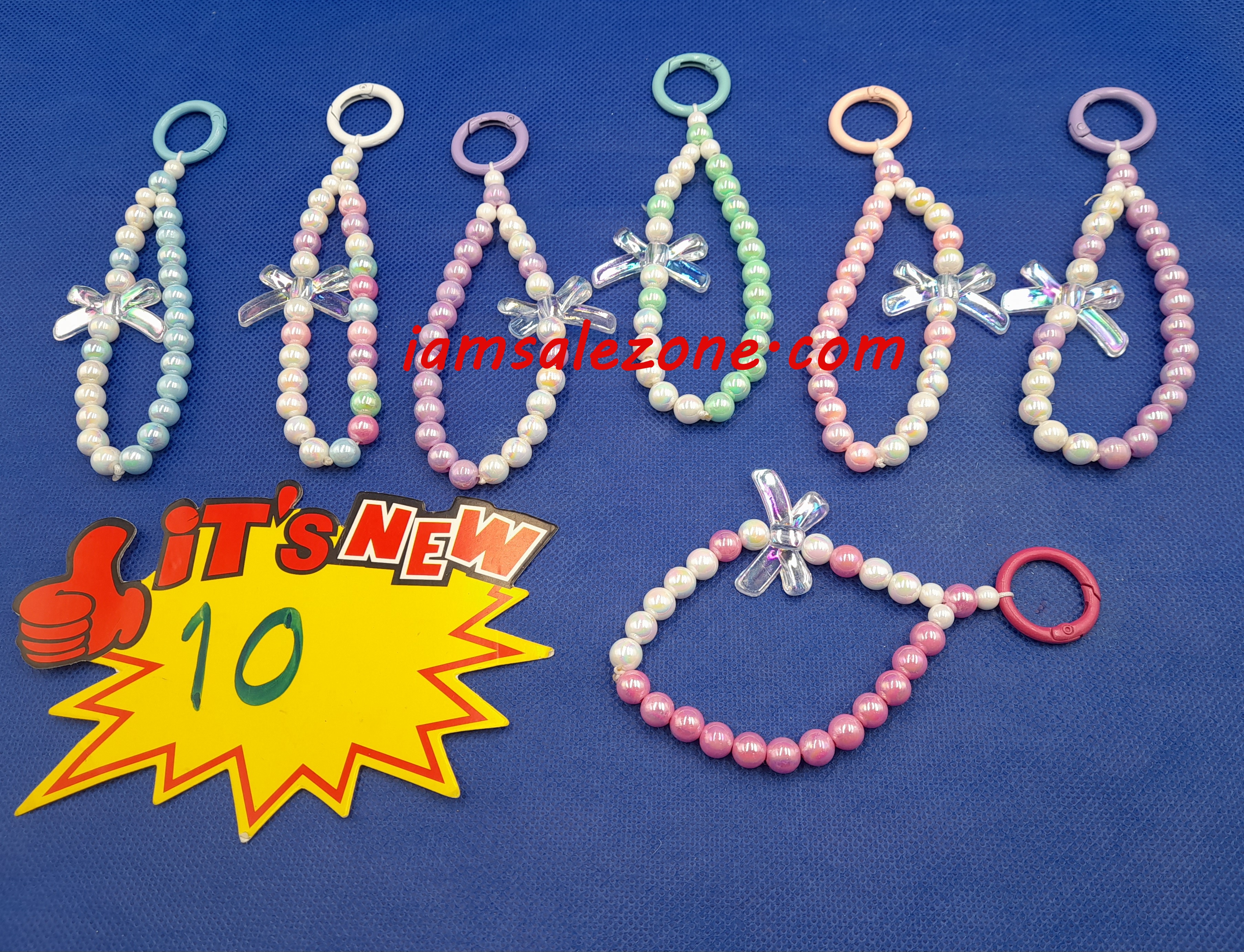 10 สายห้อยปัด+ห่วงคล้อง OJ3075 (โหล)