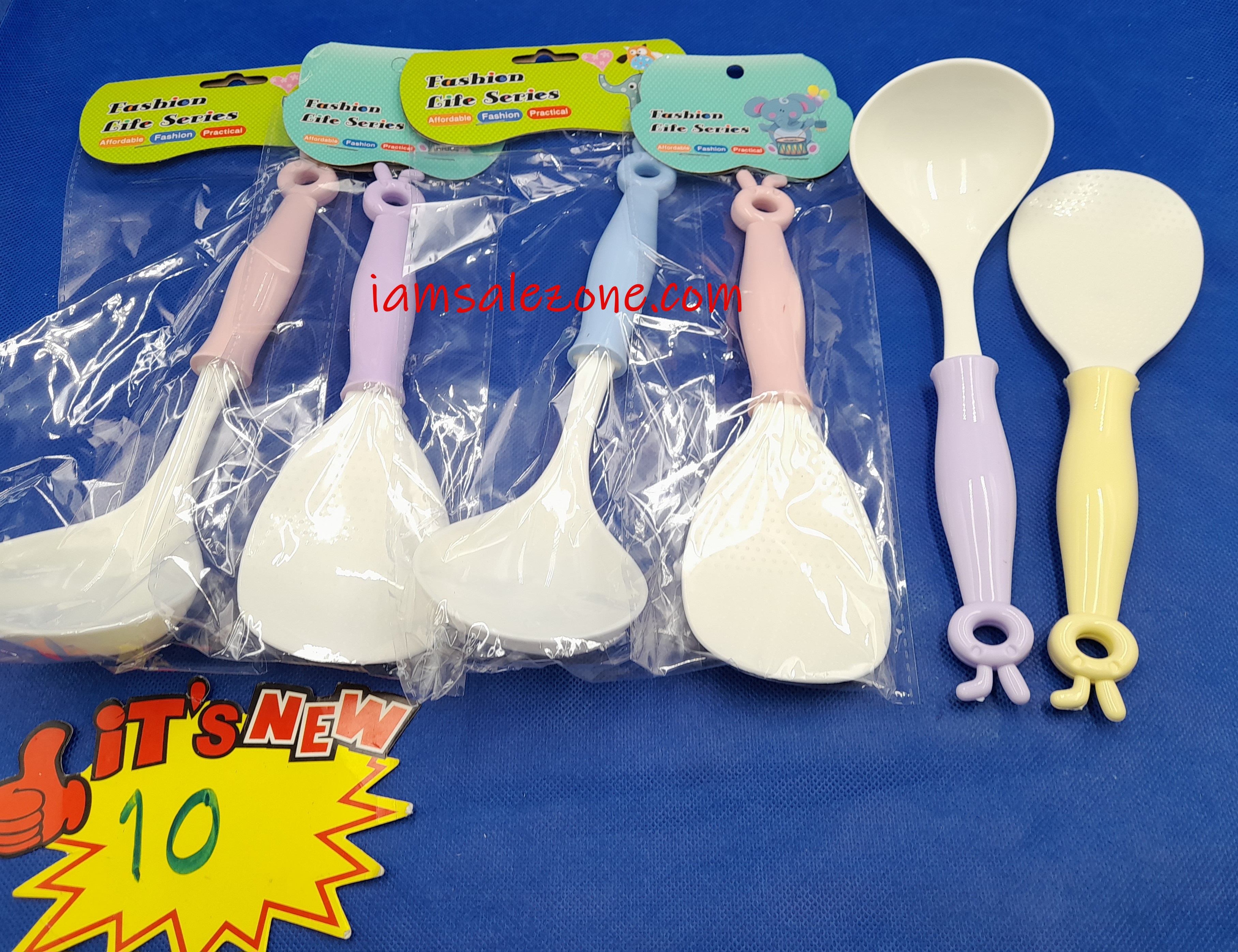 10 กระบวย/ทัพพีกระต่ายถุง OJ0657/0658 (โหล)