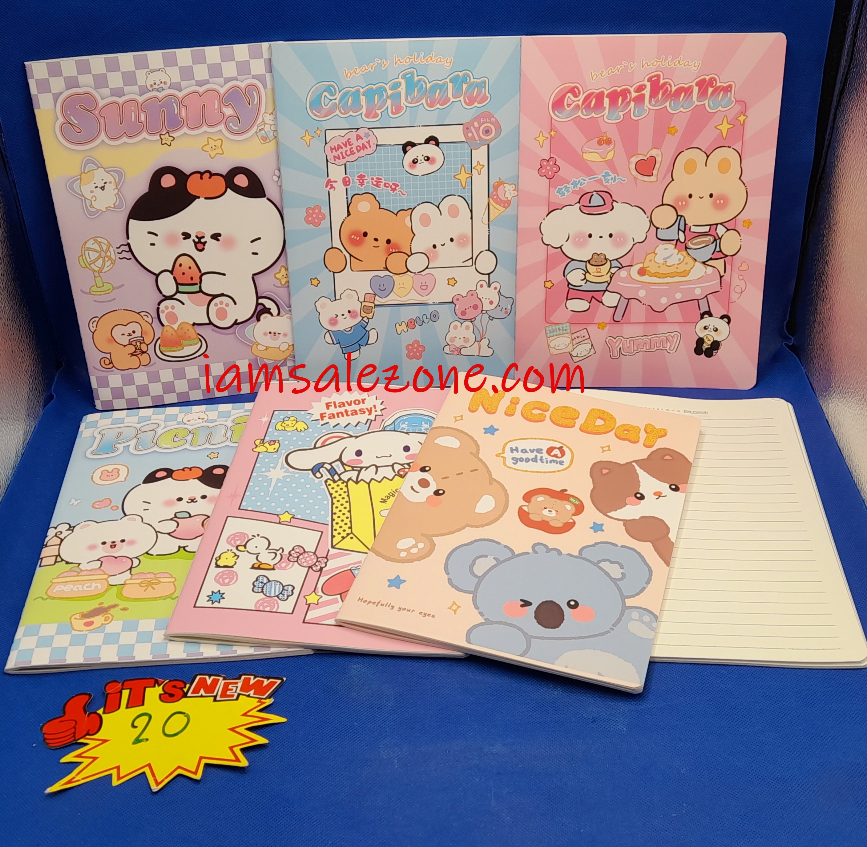 10 โน๊ตสันกาว 18K TJ4436 ถุงซีล (10เล่ม)