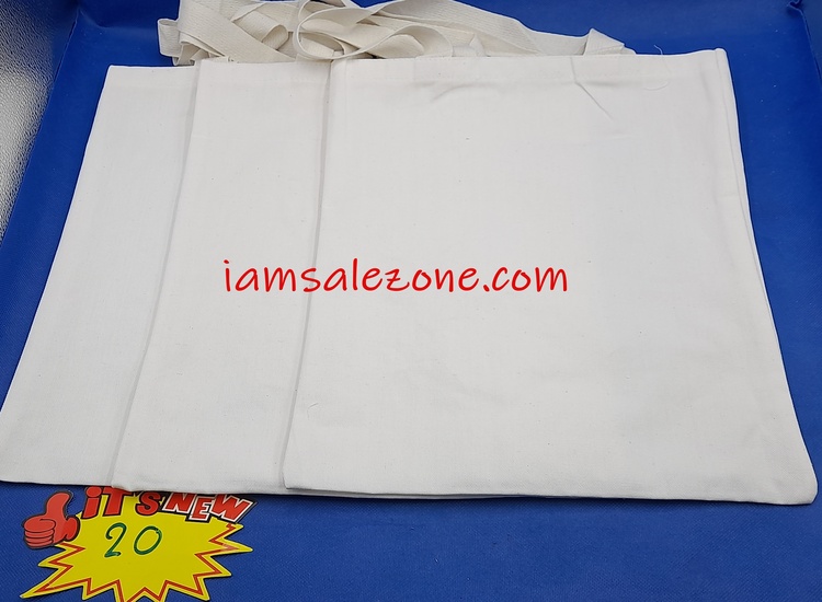 20 ถุงผ้าดิบไม่มีซิปแนวตั้ง 000010 (โหล) 20 ถุงผ้าดิบไม่มีซิปแนวตั้ง 000010 (โหล)