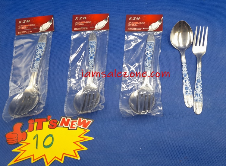 10 ช้อนส้อมลายคราม OJ1695 (โหล)