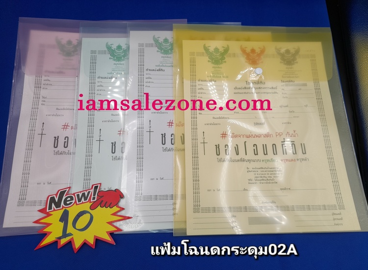 10 แฟ้มโฉนดแนวตั้ง (โหล)