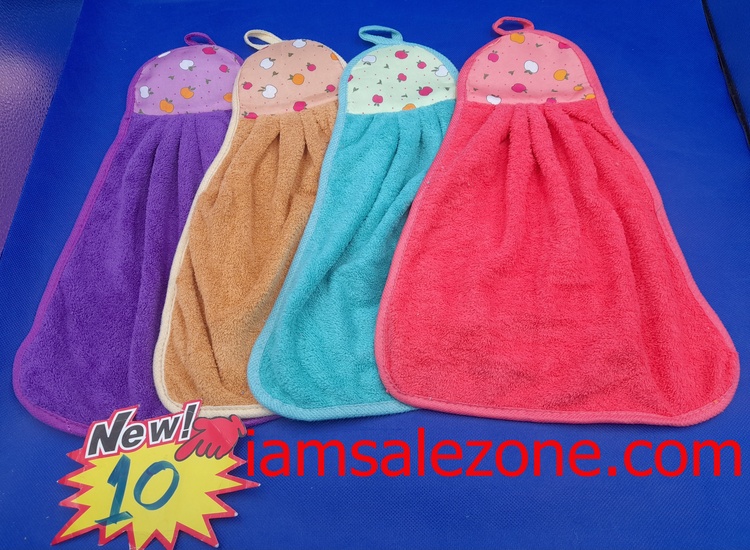 10 ผ้าเช็ดมือนาโนสี  OJ0862 (โหล)
