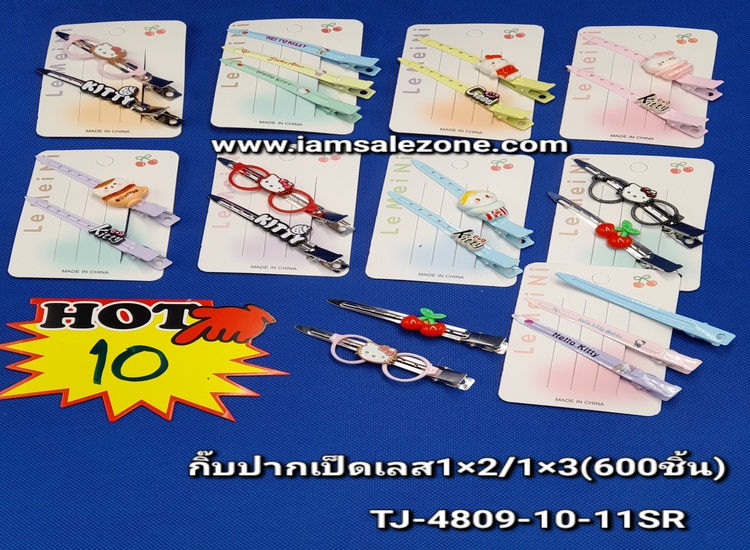 10 กิ๊บปากเป็ด SL 1*2/1*3 TJ4809.10.11 (โหล)